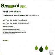 Back View : Coxswain & Jay Moreno - feat. Lara Alcazar - FEEL THE MUSIC - Senssual SR002
