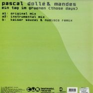 Back View : Pascal Dolle & Mandes - EIN TAG IM GRUENEN (THOSE DAYS) - Beatmodul Records / bmr010
