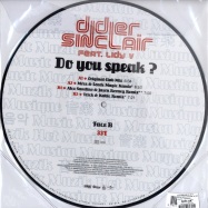 Back View : Didier Sinclair vs. Lidy V - DO YOU SPEAK (PICTURE 12 INCH) - Universal / uni5308596