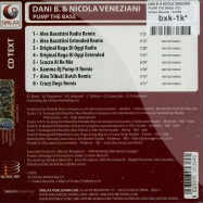 Back View : Dani B. & Nicola Veneziani - PUMP THE BASS (MAXI-CD) - Smilax Records / S1059
