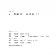 Back View : J. Daniel - CHANGE IT EP - Question Of Time / QOT1