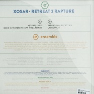 Back View : Xosar - RETREAT 2 RAPTURE (XAN XODA REMIX) - Ensemble / Ens001