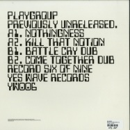 Back View : Playgroup - PREVIOUSLY UNRELEASED EP 6 - Yes Wave / YWP006
