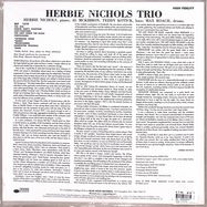 Back View : Herbie Trio Nichols - HERBIE NICHOLS TRIO (TONE POET VINYL) (LP) - Blue Note / 4539615