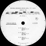 Back View : Chemical Axb - EP - NATIONAL RECORDING OFFICE / NROL02
