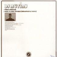 Back View : DJ Mutiny - FREDS MESSAGE / MOST - Sub Frequency Funk / SFF009