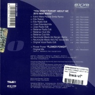 Back View : Dannii Minogue Vs. Flower Power - YOU WON T FORGET ABOUT ME 2010 (MAXI-CD) - Oxyd / ox5283cdm