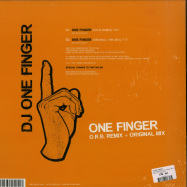 Back View : DJ One Finger - ONE FINGER (O.R.B. REMIX AKA CJ BOLLAND + STEEL)(TRANSPARENT ORANGE VINYL) - Bonzai Vinyl / BV2019012
