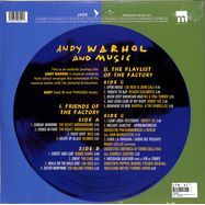 Back View : Various - ANDY WARHOL AND MUSIC (2LP) - Jade / 19075996041