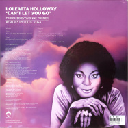 Back View : Loleatta Holloway - CAN T LET YOU GO (2X12 INCH LP, PURPLE VINYL REPRESS) - Vega Records / VR171PURPLE