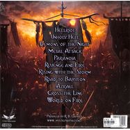 Back View : Mystic Prophecy - HELLRIOT (LTD.GREEN / FIREY SPLATTER LP) (LP) - Roar! Rock Of Angels Records Ike / ROAR2305LPFI