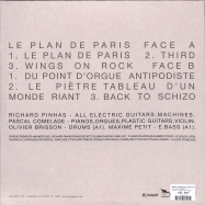 Back View : Pascal Comelade & Richard Pinhas - LE PLAN DE PARIS (LP) - Staubgold / STAUBGOLD159 / 05201681