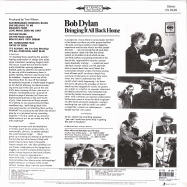 Back View : Bob Dylan - BRINGING IT ALL BACK HOME (LP) - Columbia / 19439890281