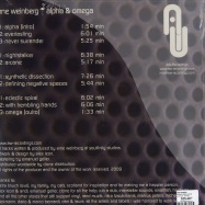 Back View : Arne Weinberg - ALPHA & OMEGA (2X12) - Aw Recordings / aw013lp