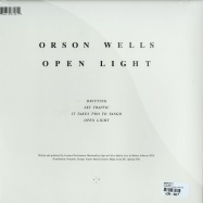 Back View : Orson Wells - OPEN LIGHT - Live At Robert Johnson / Playrjc 031