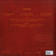 Back View : Max Loderbauer, Claudio Puntin and Sam Rohrer - AMBIQ (LP) - Arunjamusic / AM 703 LP
