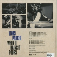 Back View : Lewis Parker - WHEN IT RAINS IT POURS (LP) - King Underground / KU032