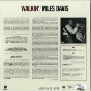 Back View : Miles Davis - WALKIN (180G LP) - Waxtime / 8982088