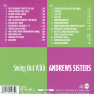 Back View : Andrews Sisters - SWING OUT WITH (2CD) - Zyx Music / ZYX 56105-2