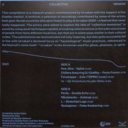Back View : Various Artists - A COLLECTIVE MEMOIR (180G LP) - Urvakan Records / UR0001