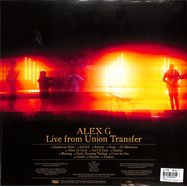 Back View : Alex G - LIVE FROM UNION TRANSFER (LTD TANGERINE LP) - Domino Records / WIGLP526X