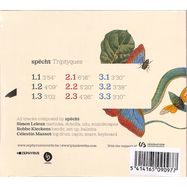 Back View : Specht - TRIPTYQUES (CD) - ZEPHYRUS RECORDS / ZEP067