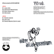 Back View : 291out - ALTER QUANTUM (LP) - Tasty Treats Records / TTR006