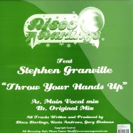 Back View : Disco Darlings feat Stephen Granville - THROW YOUR HANDS UP - DARLING013