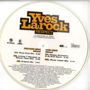 Back View : Yves Larock - RESPECT (PIC DISC) - D:Vision / DV708