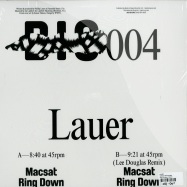 Back View : Lauer - MASCAT RING DOWN (LEE DOUGLAS RMX) - Beats In Space / BIS004