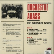 Back View : Orchestre Abass - DE BASSARI TOGO (LTD LP + MP3) - Analog Africa / AADE 010