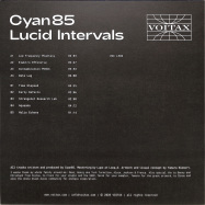 Back View : Cyan85 - LUCID INTERVALS (LP) - Voitax / VOILP03