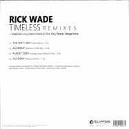 Back View : Rick Wade - TIMELESS REMIXES - Elypsia Records / ELY06112