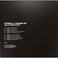 Back View : Hybral / Lesser Of - SPLIT IDENTITIES (WHITE 2X12 INCH + MP3) - Subverted / SUB01