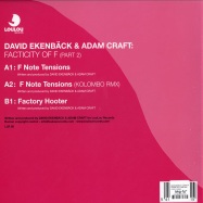 Back View : David Ekenback & Adam Craft - FACTORY OF F - PART TWO - LOULOU / LLR005