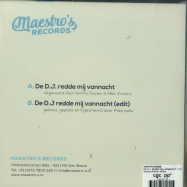 Back View : Northy Davies - DE D.J. REDDE MIJ VANNACHT (7 INCH) - Meastros Records / MR002