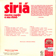 Back View : Mestre Cupijo - SIRIA -MESTRE CUPIJO E SEU RITMO (LP) - Analog Africa / AALP076 / AALP 076
