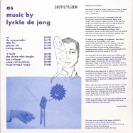 Back View : Lyckle De Jong - OS (LP) - South Of North / SONLP-007