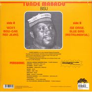 Back View : Tunde Mabadu & His Sunrise - BISU (LP) - Afrodelic / AF1003