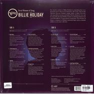 Back View : Billie Holiday - GREAT WOMEN OF SONG: BILLIE HOLIDAY (LP) - Verve / 5588535