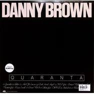 Back View : Danny Brown - QUARANTA (BLACK VINYL LP+DL) - Warp Records / WARPLP328