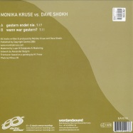 Back View : Monika Kruse vs Dave Shokh - GESTERN! - Electric Avenue / eav016