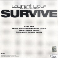 Back View : Laurent Wolf Feat. Andrew Roachford - SURVIVE - Time604
