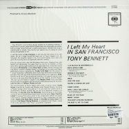 Back View : Tony Bennett - I LEFT MY HEART IN SAN FRANSISCO (LP) - Music On Vinyl / movlp390
