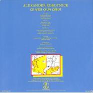 Back View : Alexander Robotnick - CE NEST QUN DEBUT (LP) (2022 REPRESS) - Medical Records / MR-002