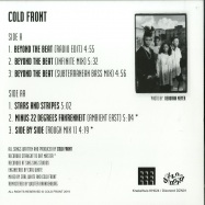 Back View : Cold Front - BEYOND THE BEAT - Knekelhuis / KH024 / DZN01