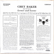 Back View : Chet Baker - PLAYS THE BEST OF LERNER & LOEWE (180G LP) - Concord Records / 7219756