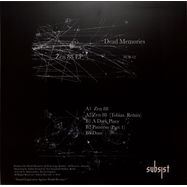 Back View : Dead Memories - ZEN 88 EP - Subsist / SUB-12