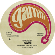 Back View : Rawson - WHENEVER - Gamm / Gamm172