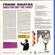 Back View : Frank Sinatra - ONLY THE LONELY (LTD.180G COLOURED VINYL) - Waxtime In Color / 012950652